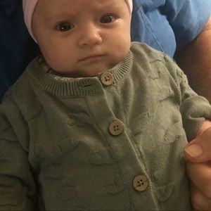 Adorable baby cardigan